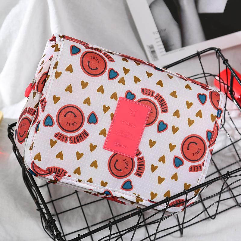 Large Capacity Hook Wash Bag Multi-functional Portable Toiletry Organizer for Travel, Waterproof, Modern Minimalist Design