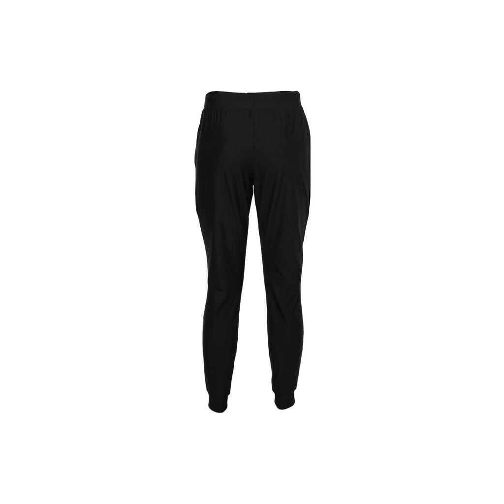Under Armour Solid Color Logo Print Drawstring Joggers Women Bottoms Black 1328870-002