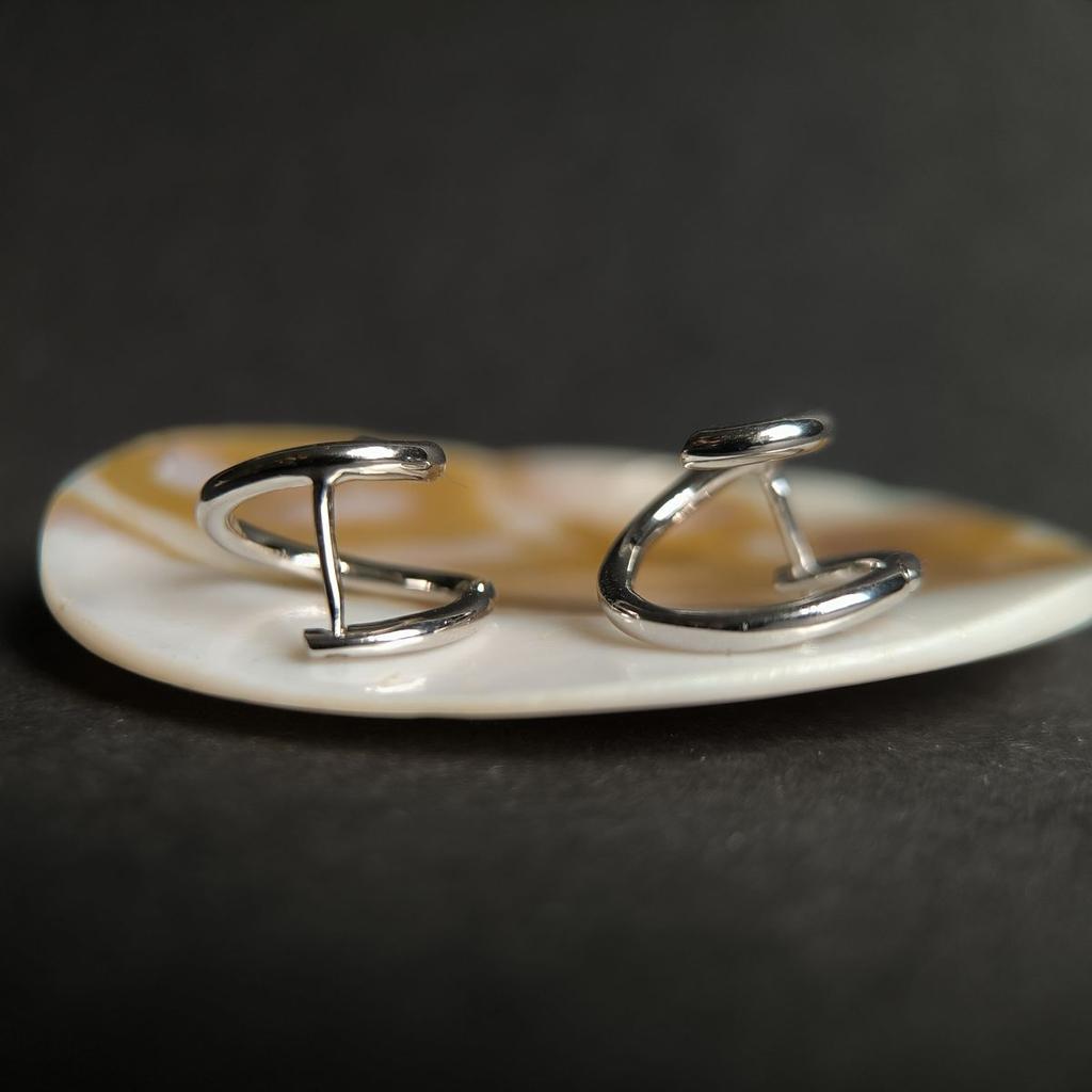 Silver Earrings Without Stones (2192749)