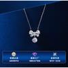 Sweet Bow Bling Zircon Necklace Choker Women Luxury Small Design