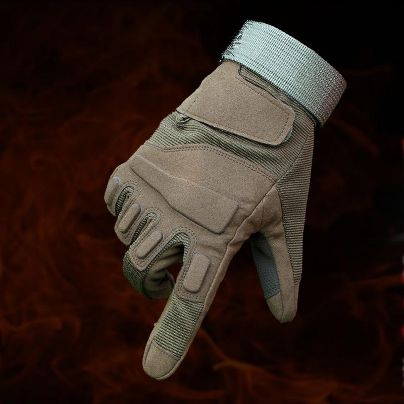Gloves Men's Tactical Gloves Winter Fleece Full Finger Outdoor Microfiber Material Riding Motorcycle Gloves