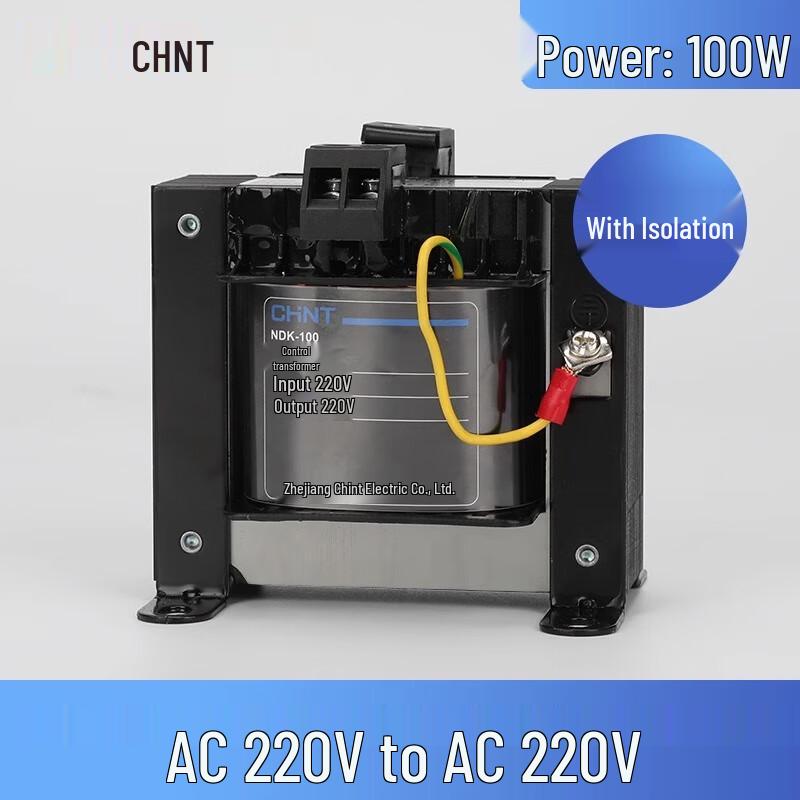 CHNT NDK-100VA Single-Phase Isolation Control Transformer