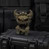 Figura de Guerreiro Esqueleto Impressa em 3D, Estátua de Esqueleto Sentado para Halloween, Decoração Colecionável de Esqueleto Gótico para Festa de Feriado, Casa, Escritório