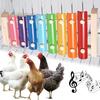 Bird Pets Parrots Toys Parrot Rooster Pecking Xylophone Toy Decor With Sounds Bird Cage Accessories