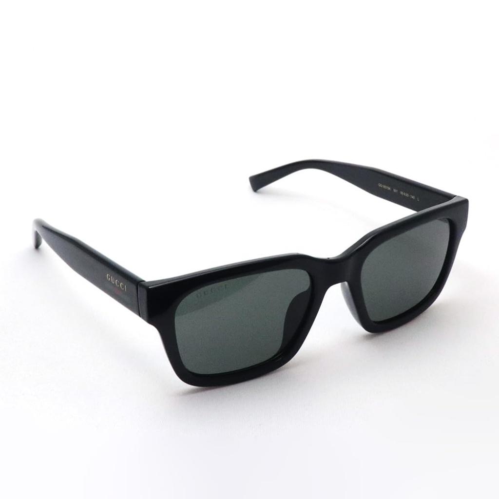 Sunglasses GG1857SK 001 55 Size UV Protection Asian Fit Square Made In Italy [Gucci] Men's
