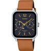 Men's Quartz Multi-Dial Watch with Leather Strap MTP-M305L-1AVER, Brown, Classic
