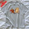 The Angry Beavers Shirt 90s Nostalgic Cartoon Tv Show T-Shirt Daggett and Norbert Graphic Tee Men Woman Cotton Short-sleeve Tops