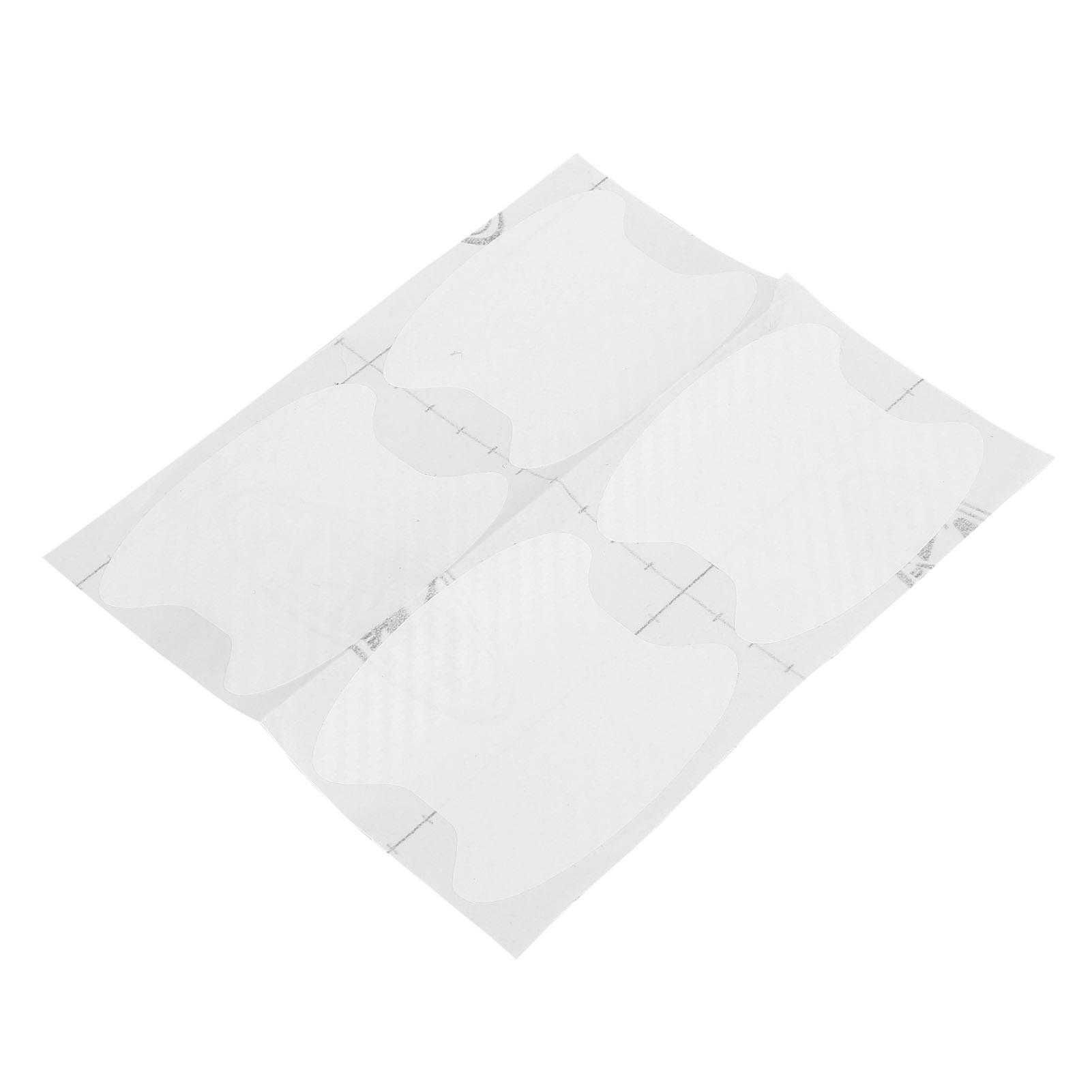 

4pcs Door Handle Bowl Cover Trim Carbon or Anti Scratch Stickers for Car Truck (Black )