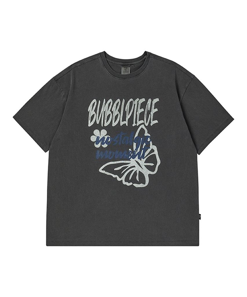 Beobeulpiseu [Set] Unisex Nostalgia Pigment Short Sleeve T-Shirt