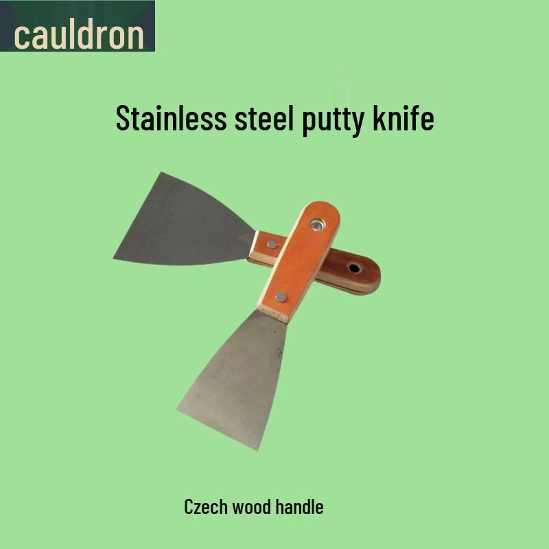Fu Ou Wooden Handle Stainless Steel Putty Knife