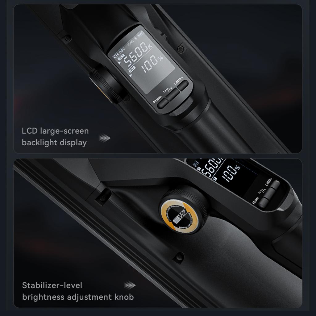 YONGNUO YN660S Handheld Light Stick LED Video Light Wand 3200K5600K BiColor CRI95+ Dimmable 12