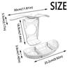 Transparent Wild Bird Feeders Strong Suction Cup Bird Food Container  Bird Watching