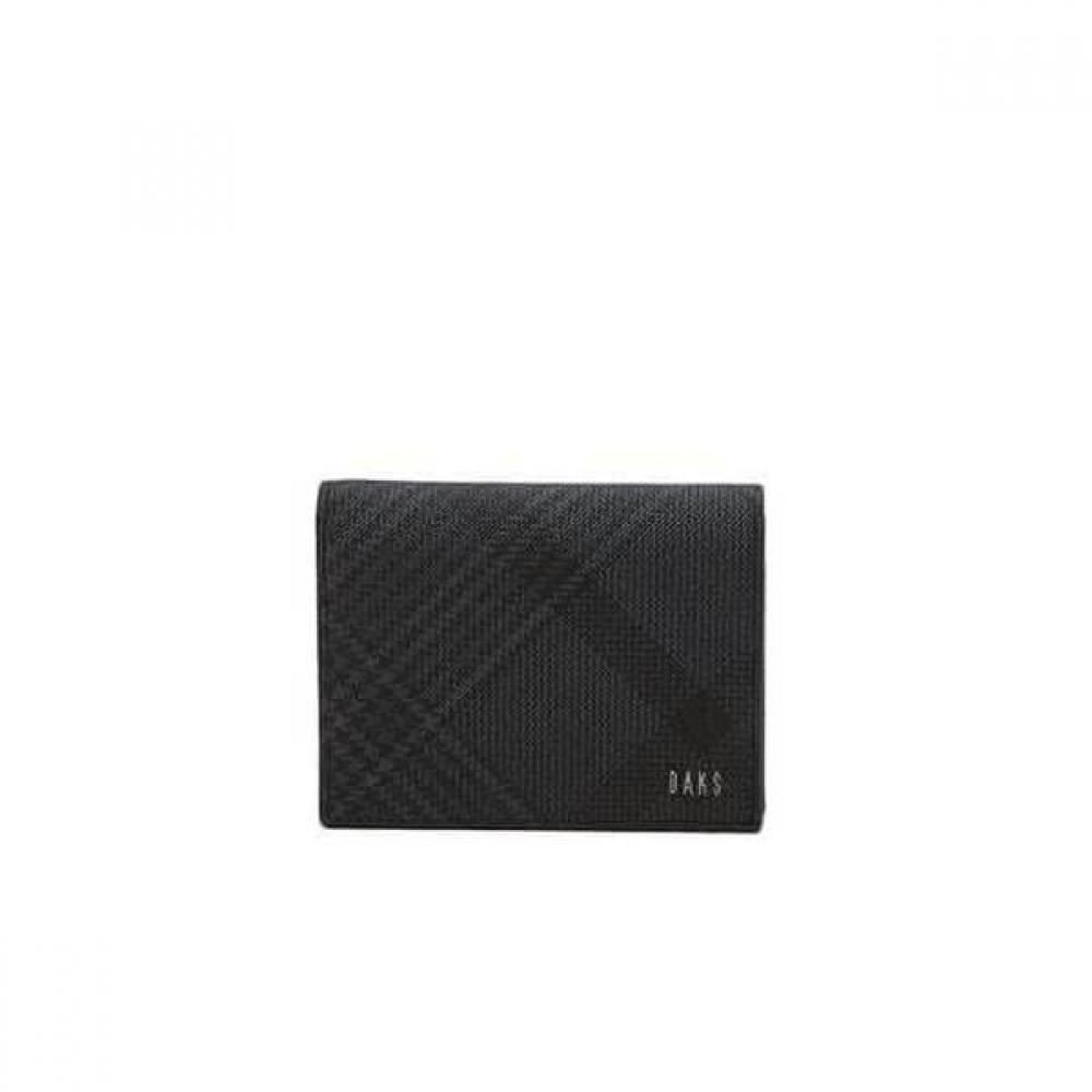 Daks Edinburgh Pvc Check Black Card Case Dbho6ee41bk