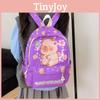 Kindergarten Capybara Kids Backpack Large Capacity Unisex Boys Girls School Bag
