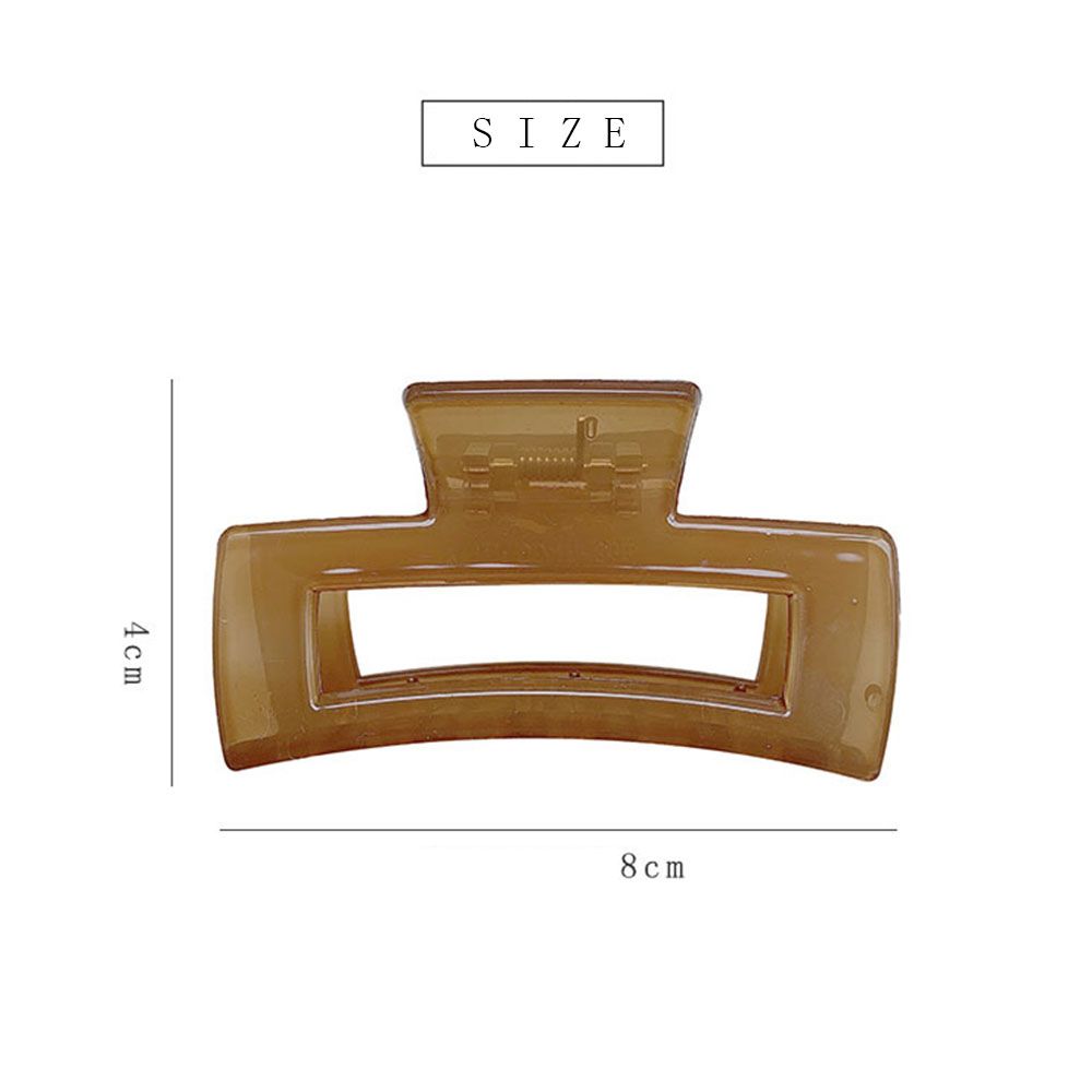 Solid Color Bathing Clips Plastic Hair Accessories Hair Grab Grab Clips Ponytail Holder Hair Claws