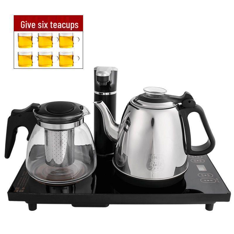 Automatic Electric Kettle & Tea Set: Boil Water, Make Tea, Integrated Pump & Heat Preservation