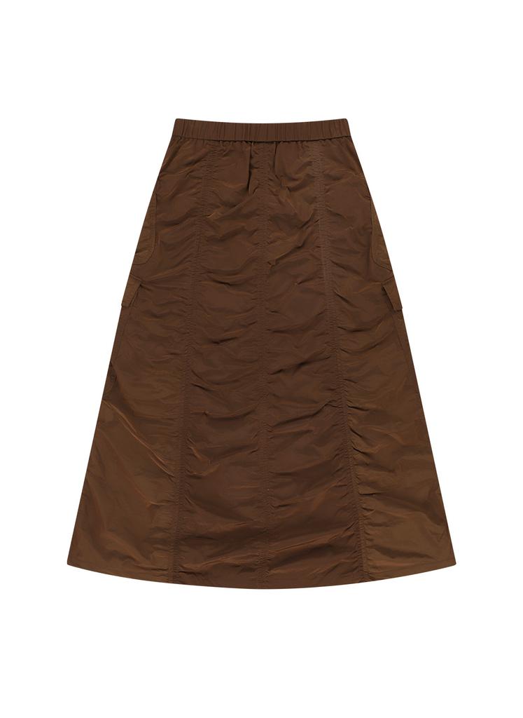 Off Grid Og Front Open Cargo Skirt - Burgundy