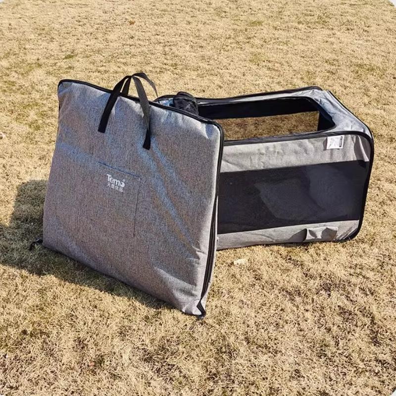 All-Season Cat Maternity Tent Foldable Pet Carrier with Privacy Cover Portable Isolation Cage for Travel Breathable Cat House