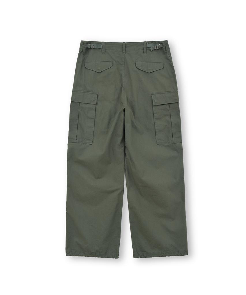 Beulaunyadeu 23Fw Military Field Pants, Olive