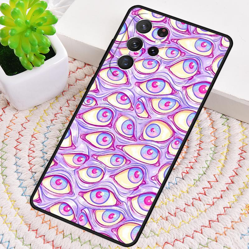Eyes Pattern Phone Case for Samsung Galaxy Note 10 Pro S26 Ultra S23 S24 FE S25 S21 S22 PLUS Shockproof Cove