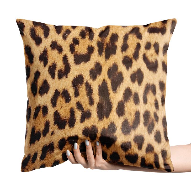 Aertemisi Animal Brown Tan Cheetah Leopard Print Throw Pillow Cushion Covers Cases Pillowcases 45Cm X 45Cm