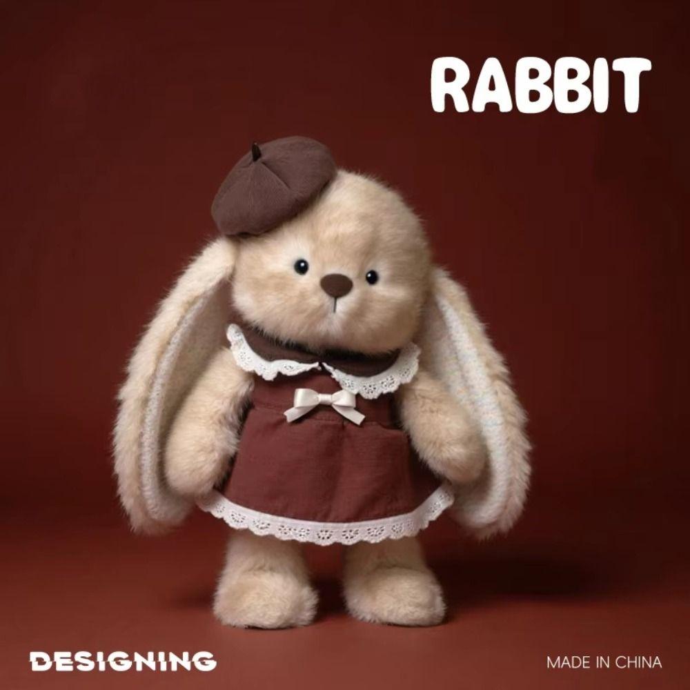 Sleeping Pillow Bunny Plush Toy Comfortable Stuffed Rabbit Walnut Rabbit Doll Birthday Gifts