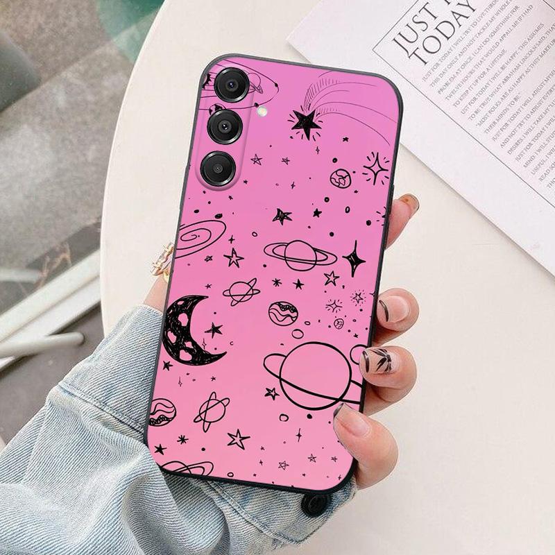 For Samsung Galaxy A16 Phone Case astronaut Silicone Camera Protection Back Cover For Samsung A56 A36 A26 A16 4G 5G Funda Coque