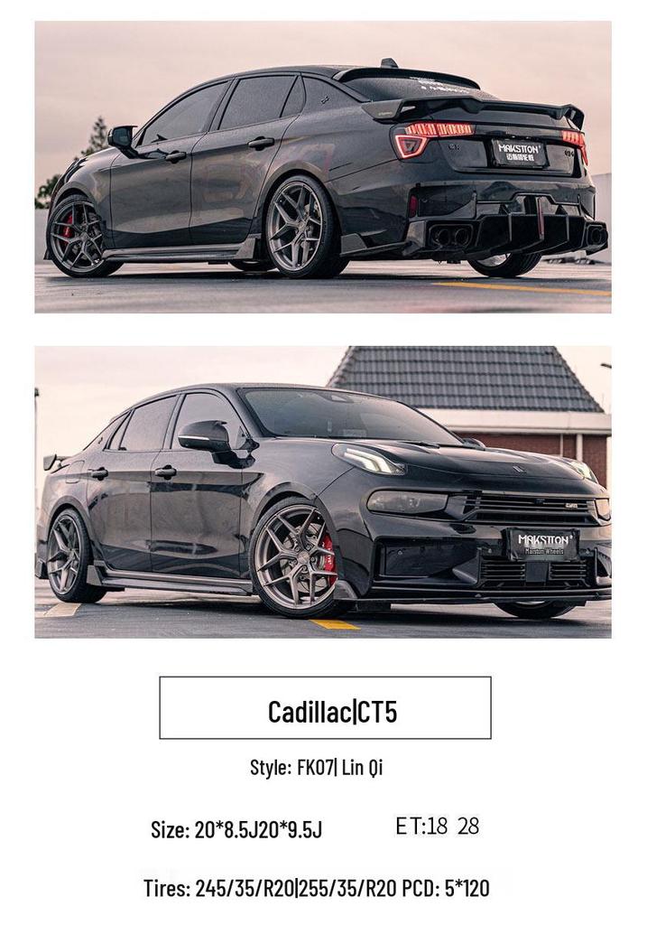 17-19 Inch Alloy Wheels Compatible with Mondeo, Civic, A4, A6, A8, Golf - Model FK07