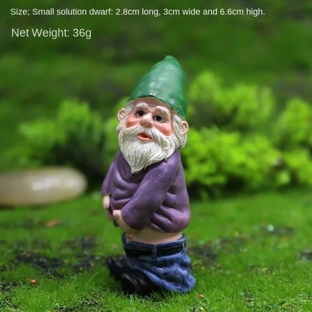 Collectible Garden Gnomes with Accessories - Resin Miniature for Halloween, Home Decoration, Fairy Garden Ornament