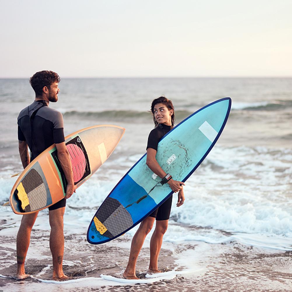 Premium Coiled Bodyboarding Leash TPU Stay On Board Ankle Strap Paddleboard Ankle Leash Surfing Accessories