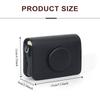 PU Leather Instant Camera Storage Bag Anti Scratch Crossbody Shoulder Bag for CHUZHAO D1pro Travel