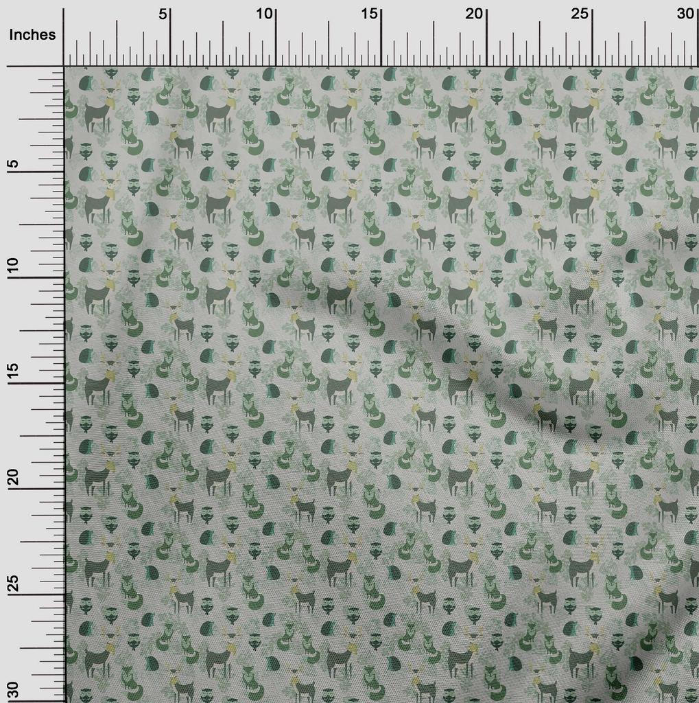 oneOone Cotton Flex Dusty Gray Fabric Autumn Sewing Craft Projects Fabric Prints By Yard 40 Inch