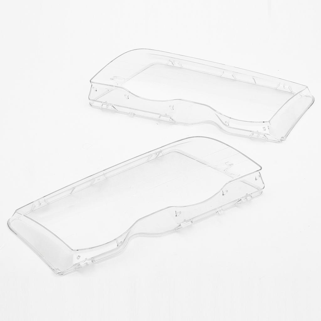 Paar Autoscheinwerferglas Abdeckung Klar Transparent Automobil Scheinwerfer Scheinwerfer Linse Für BMW E46 3er Serie 4-türig 1998-2001