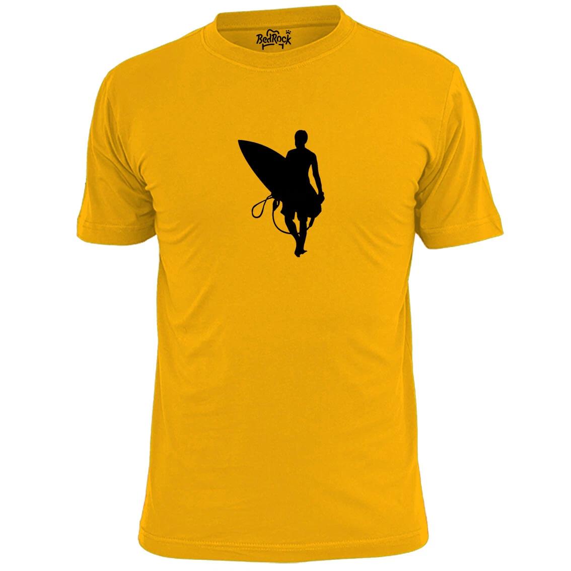 Mens Surfing Silhouette v1 T shirt Wipeout Tube Waves Surf Beach M
