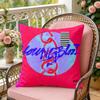 Band  SSeconds of SSummerS Cushion Cover Soft Plush Throw Pillow Cover DoubleSided Decorative Case Sofa Bedroom Home Decor