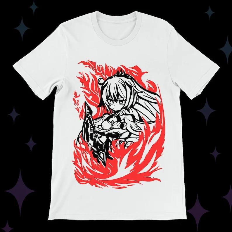 Honkai Impact 3rd Kiana Herrscher Of Flamescion Unisex Tshirt Handmade Bella Canvas S