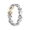 Anillo de Diseño de Corazón Infinito Anillo para Mujer Plata 190948CZ