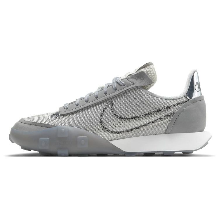 Nike Waffle Racer 2X Cushioning Breathable Lightweight Low Top Lifestyle Shoes Women sneaker Gray White DD8684-001