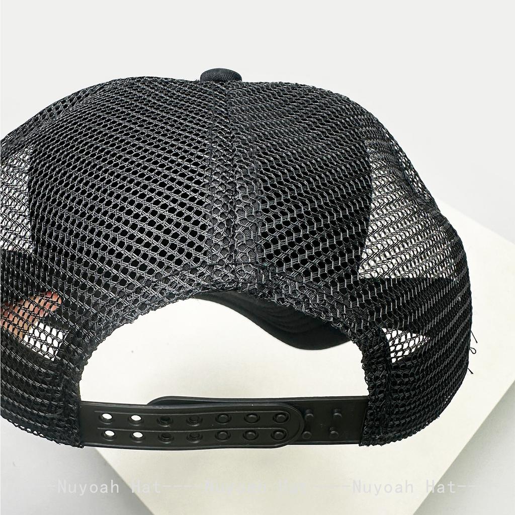 New Unisex Personal Printed Letters Wing Baseball Hats Hip Hop Breathable Color Block Sunshade Trucker Caps Mesh Versatile Ins