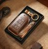 The Retro Key Cover Is Suitable for the New Jeep Jeep Grand Cherokee New Energy Imported Version Car Key Leather Bag.