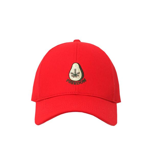 Chyubaseuko Bcr006 Avocado Freedom Ball Cap Red