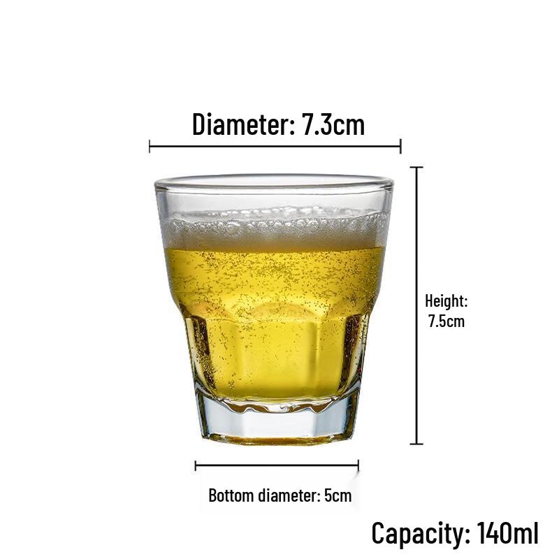 HANDUNYOU Tempered Glass Drinking Glasses