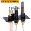 10002264 Natural Gas Pilot Assembly, SRV10002264 NG 3 Way Pilot with Thermocouple Thermopile Replacement Kits Compatible with Majestic, Temco,