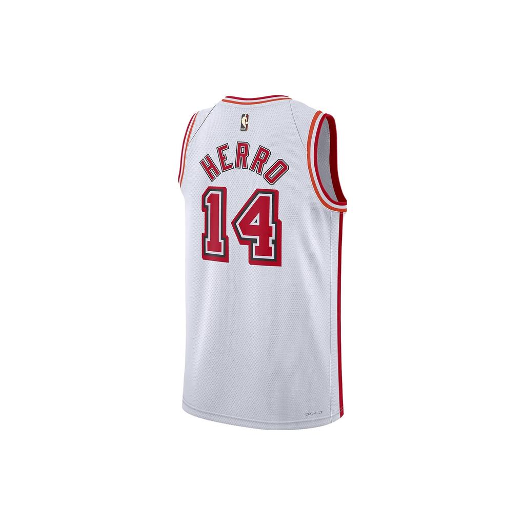 Nike NBA 22-23 Vintage Miami Heat Tyler Herro Nr. 14 Swingman Trikot Herren Trikot Weiß DO9449-102