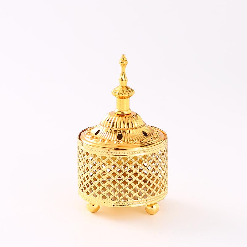 2021 Creative Metal Ornament: Iron Art Incense Burner & Candle Holder for Indoor Use