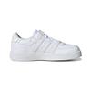 Adidas Neo Breaknet Synthetic Leather Low-Top Skate Shoes Kids Sneakers White HP8969