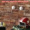 Effective Wall Mounted Acrylic Stand Elegant Golf Balls Show Organizers Multipurpose Clear Acrylic Wall Mounted Rack