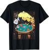 Funny Cats Playing Poker Art Cat T-Shirt