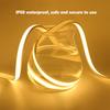 5V USB COB Neon LED Strip With Dimmer IP68 Waterproof 320LEDs/M White Natural Warm Neon Rope Light Indoor/Outdoor Linear Decor