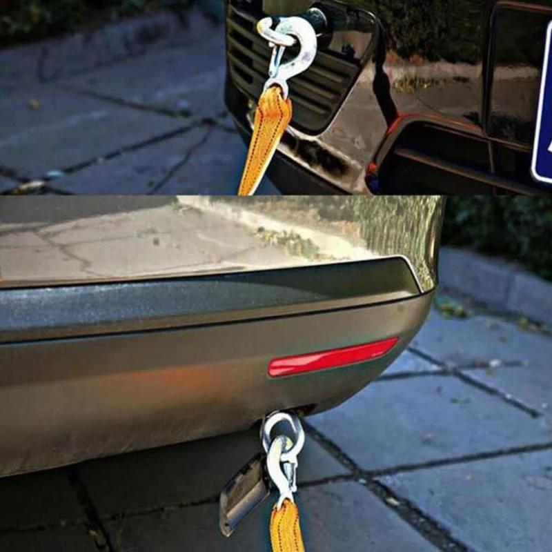 5 Ton 4 Meter Tow Rope for Truck Snatch Strap Off-road Towing Ropes Trailer Winch Cable Belt Car Traction